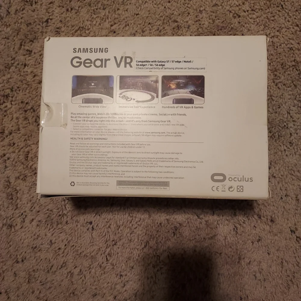 Samsung Gear VR headset Virtual Reality for your Samsung Phone SM-R323 New